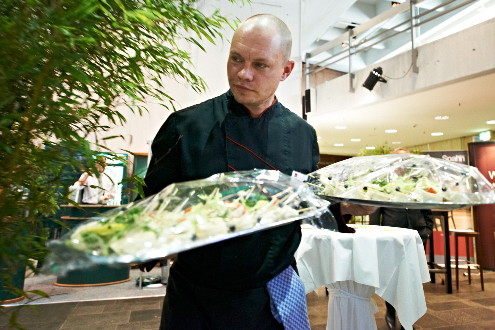 Essen wird transportiert